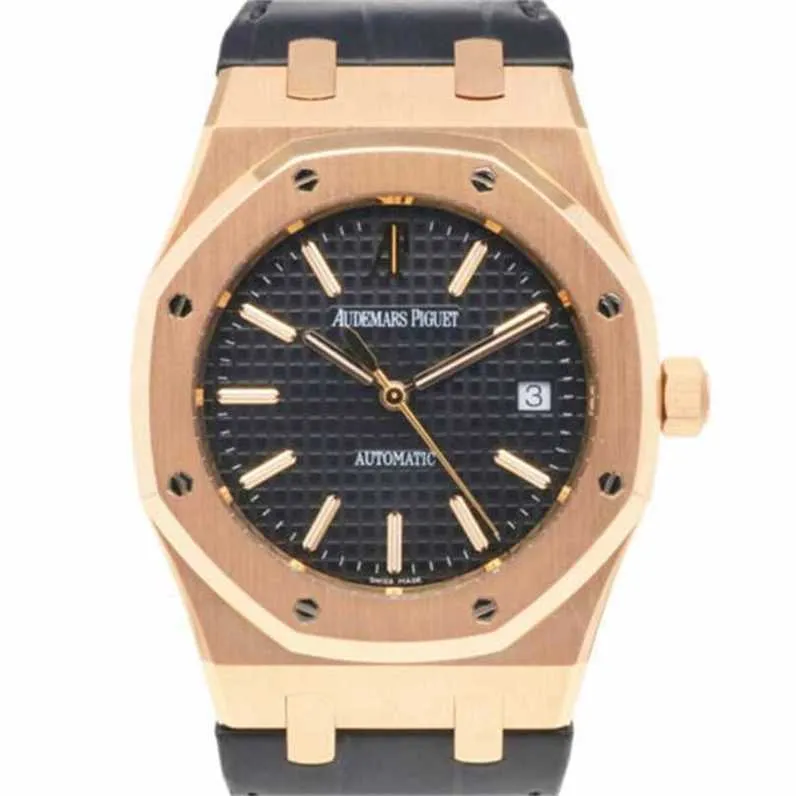 Royal Oak Offshore Audpi Relógio Mecânico Masculino Moda Esportiva Relógio de Pulso 15300orood002cr01 K18 Ouro Rosa WN-DLTP