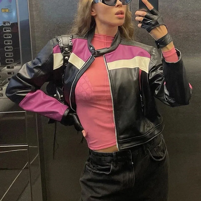 GOA LEATHER JACKET Y2K　レディースFree　ゴートレザー goa - rare 00s GOA bono leather jacket y2k レザーの通販 by n