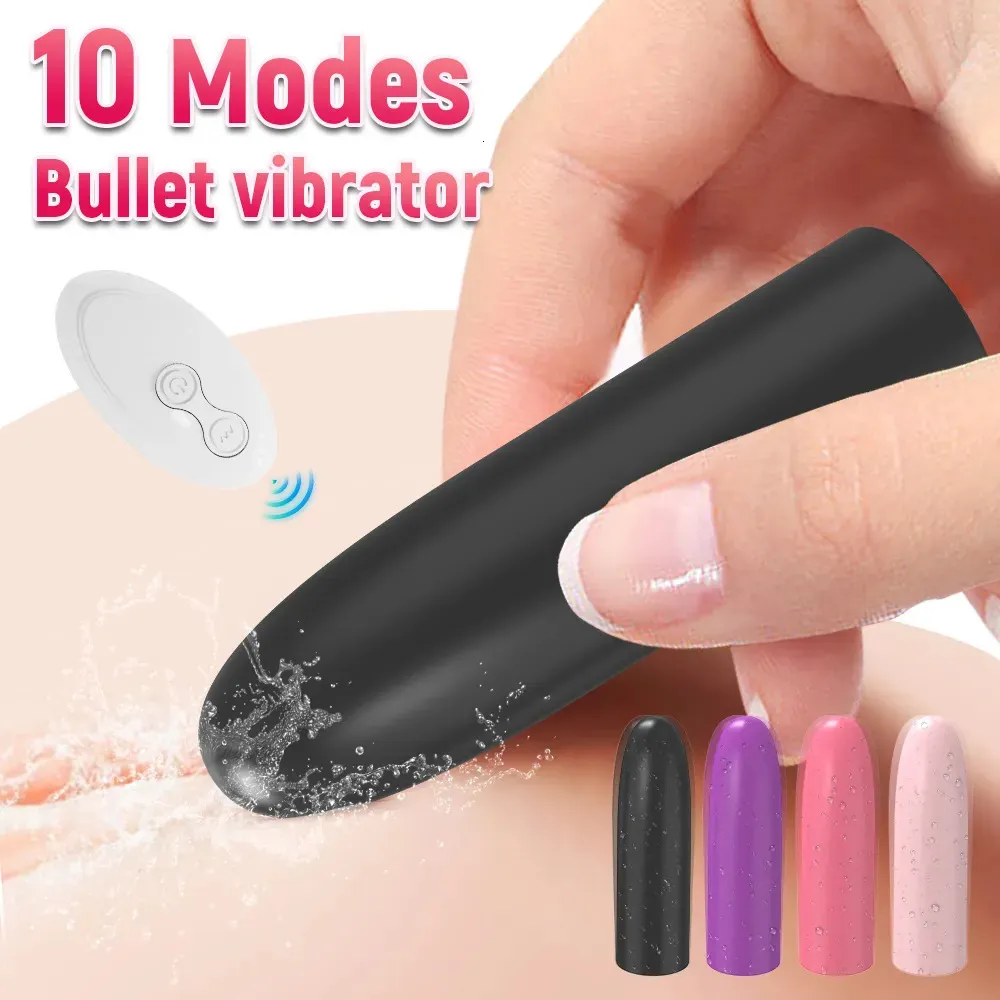 Giocattoli per adulti Mini bullet vibratori telecomandati per donne vaginale stimolatore del clitoride dildo punto G vibrazione uovo di amore giocattoli del sesso per adulti 18 231026