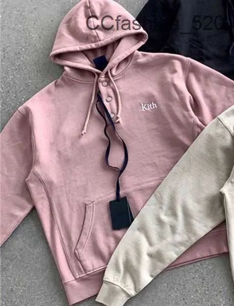 Kith Hoodie Borduurhoodie Heren Dames Box Sweatshirt met capuchon Kwaliteit binnen Tag Favoriet de nieuwe aanbieding Beste Essentialhoodie DEVZ