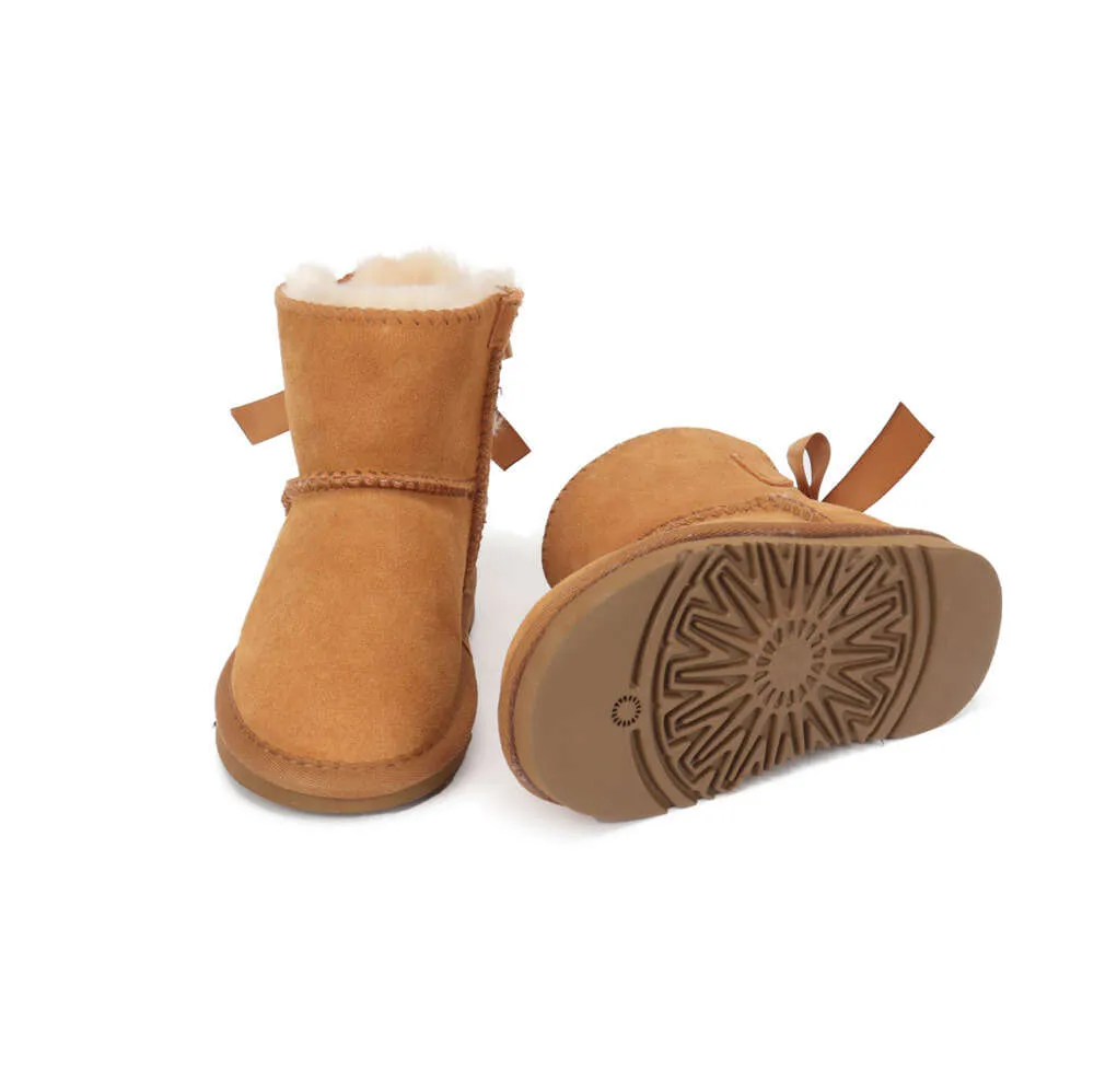 Designer Bambini Tazz Tasman Bambini Stivali per bambini Ragazzi Ragazze per bambini Pantofole per stivali Donna Inverno caldo Scarpe per bambini Australia Pelle scamosciata australiana Neve 22-35 nd