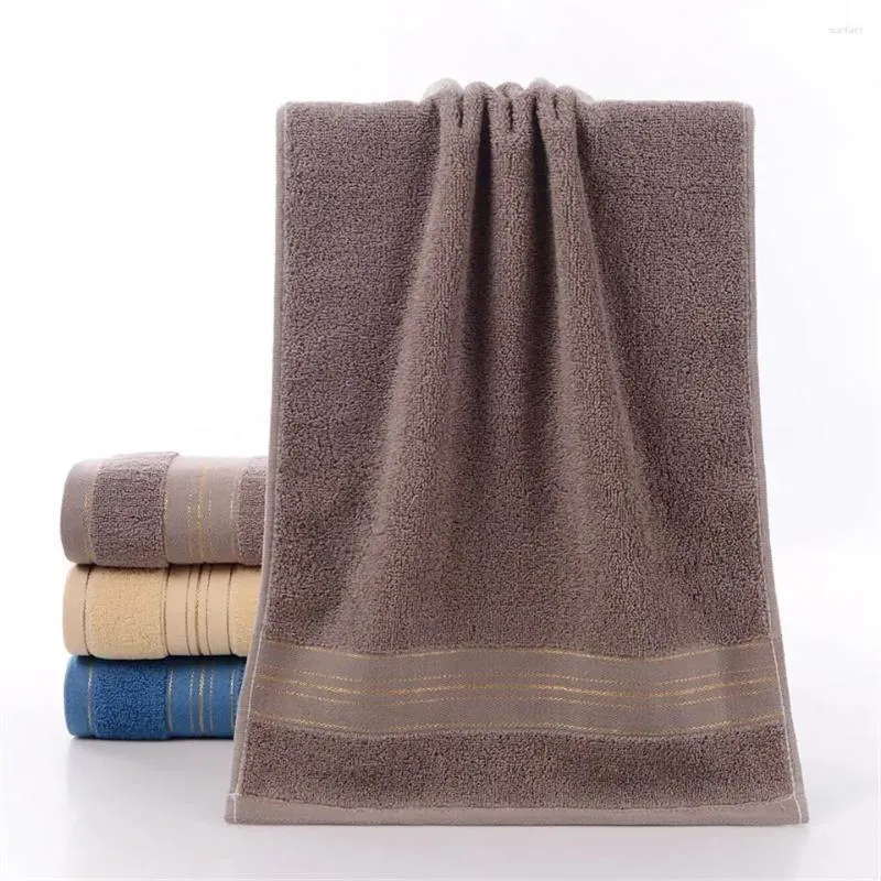 Towel Pure Cotton Microfiber Quick Dry Hair Water Absorption Bath Solid Color Golden Silk Face