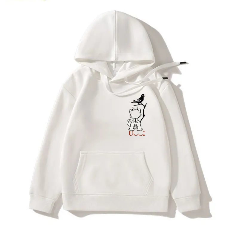 Felpe di lusso per bambini Designer per bambini Designer cartone animato Stampa con cappuccio per ragazzi maglioni marchi top per bambini abbigliamento Esskids CXD2310266