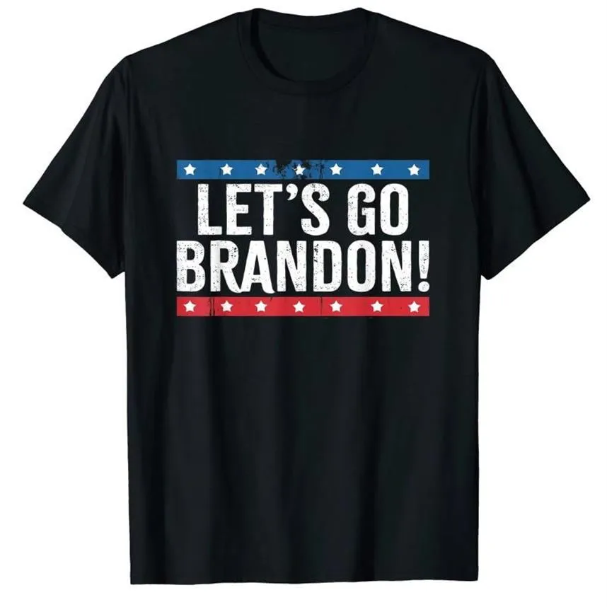 Men's T-Shirts Unisex 100% Cotton Lets Go Brandon Let's Funny Men Vintage Novelty Oversized T-Shirt Women Casual Tee292f