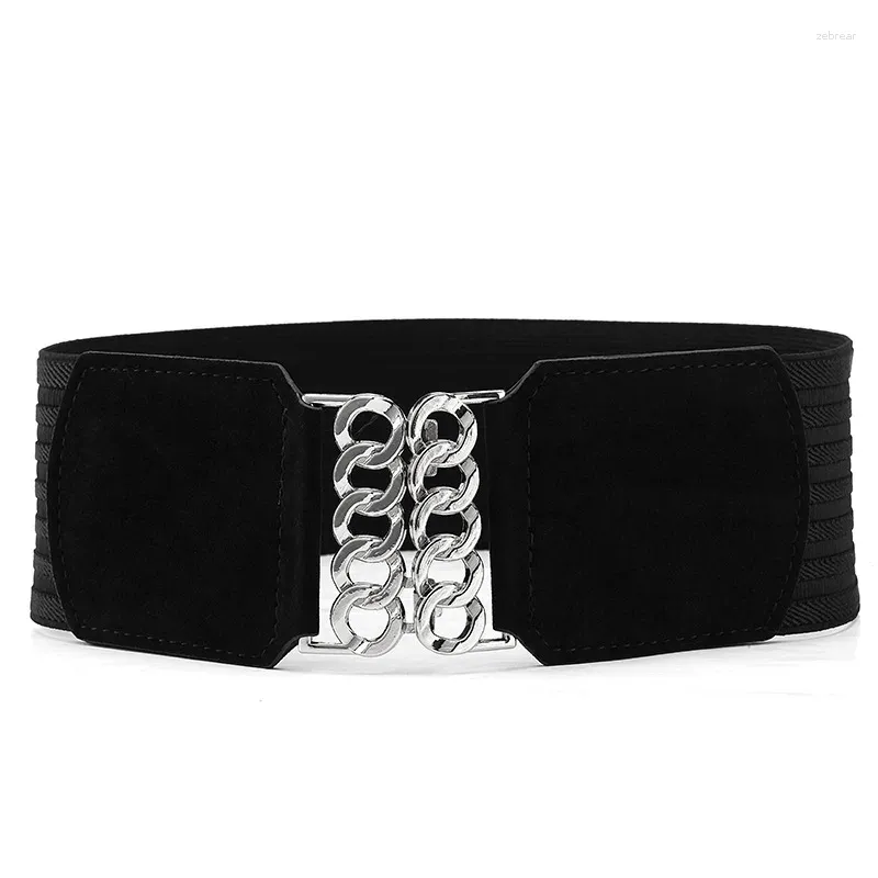 Ceintures femmes élastique large taille ceinture extensible classique Cinch mode ceinture pour Stretch robe épaisse SCM0202