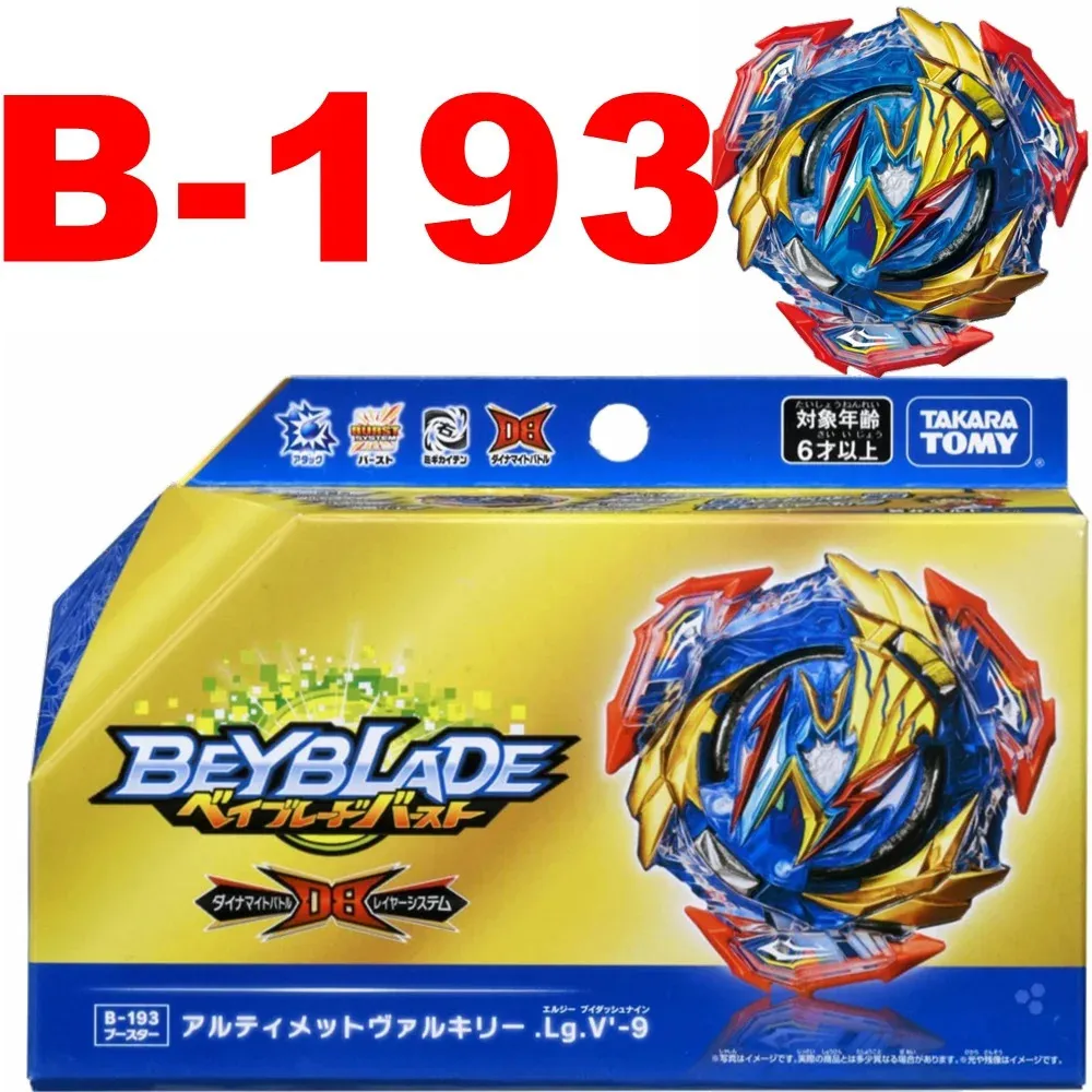 Spinning Top toma Beyblade oryginalny beyscollector Bey B193 Ultimate Valkyrie LGV9 DB Booster 231025
