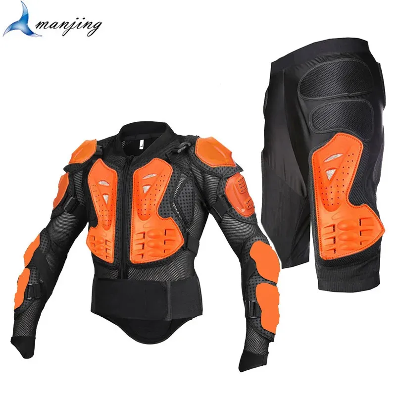 Skiing Jackets Men Reflecting Motorcycle jacket Armor Roller Skating Skiing Snowboarding Full Body Guard body Armour Net Clothing Breathable 231025