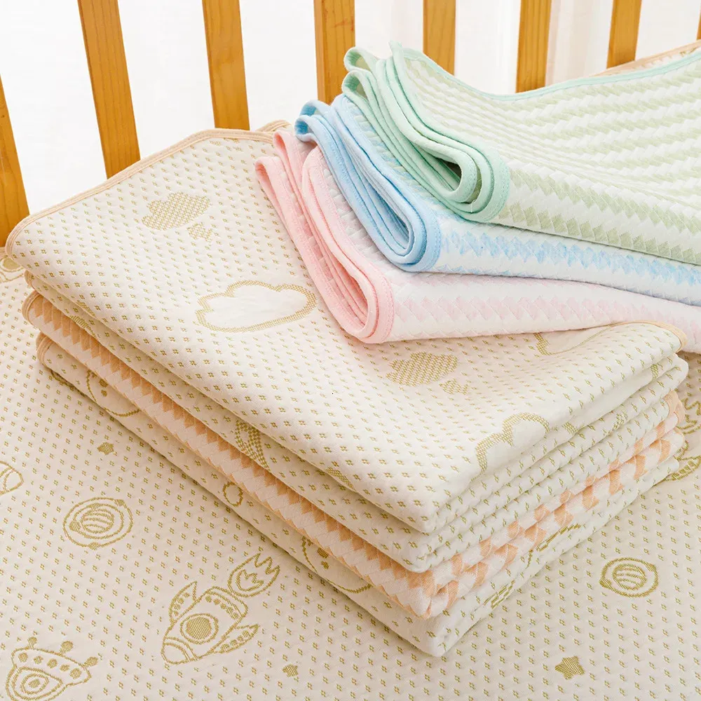 Тканевые подгузники, подгузник для пеленания, коврики, чехлы, моющиеся, водонепроницаемые, многоразовые подгузники для новорожденных, хлопковые писсуары, дышащие детские 231026