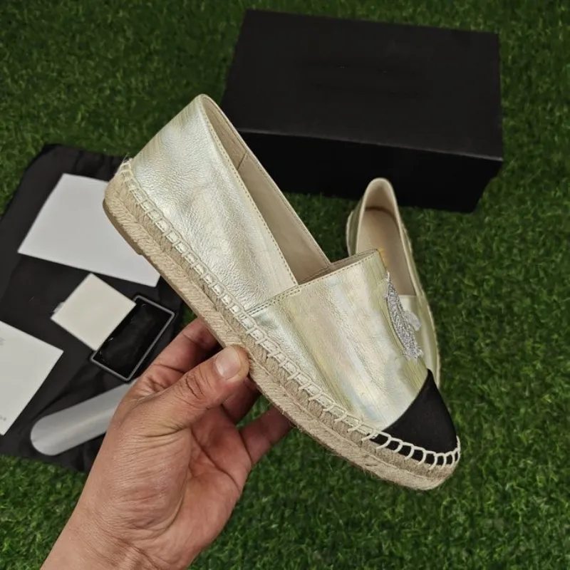 Women Espadrilles Genuine Leather Flats Brand Designer  display picture 3