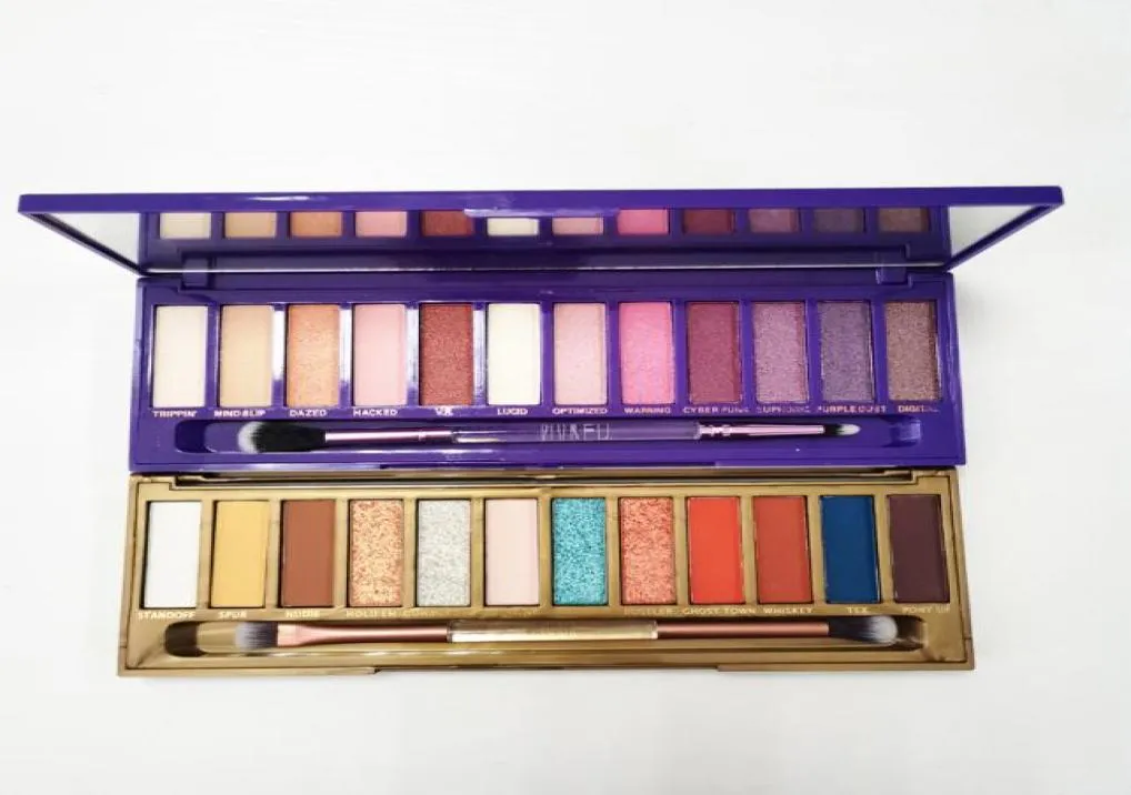 NOUVELLE palette de fard à paupières ULTRAVIOLE 12 couleurs Ombre à paupières WILD WEST palettes Mat miroitant Beauté cosmétique 7701797