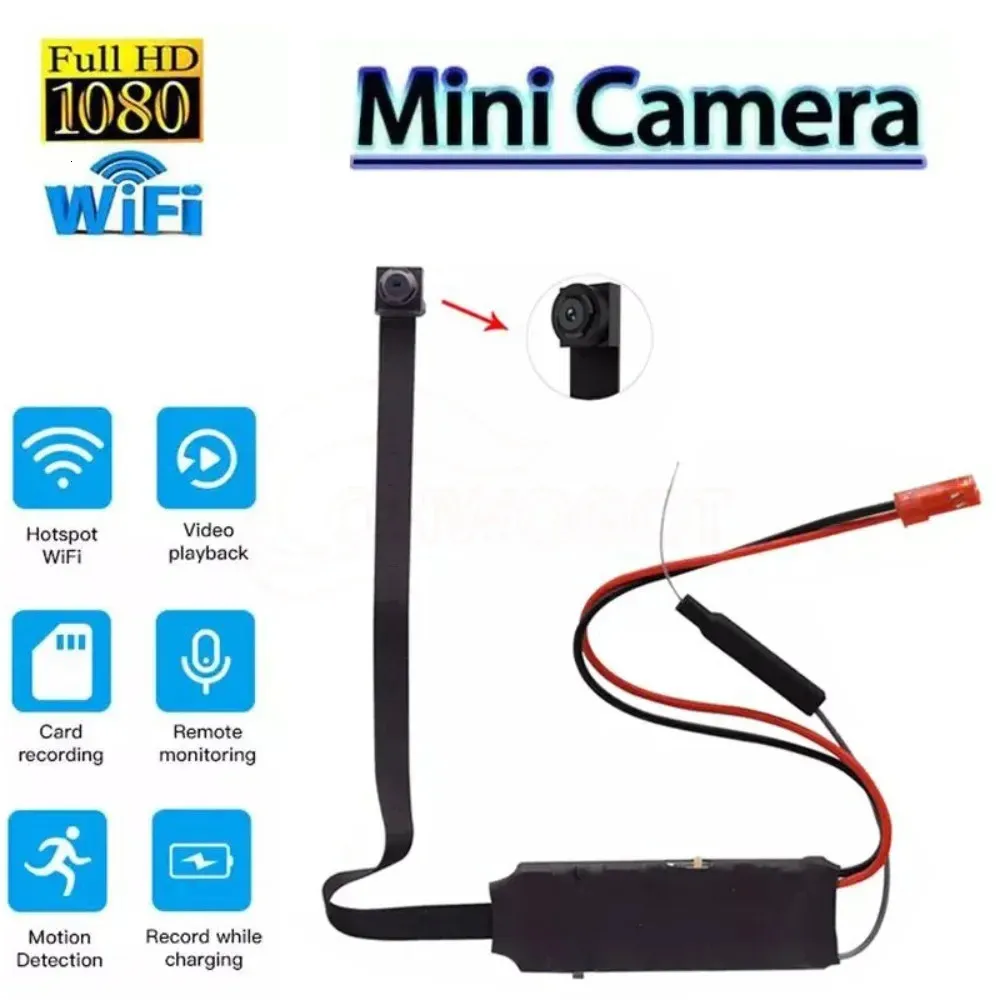 ミニカメラDIY WiFi IPカメラモジュールモーションDV 1080P P2P Kamera Video Recorder Home Security Micro CamcorderリモートモニターESPIAS CAM 231025