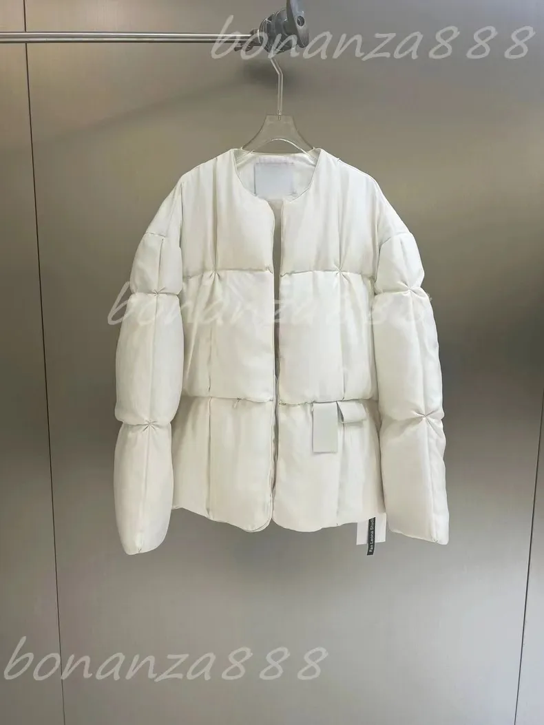 Niche décontractée, veste en duvet de canard blanc en tissu de soie haut de gamme pour femmes, nouveau manteau de pain d'hiver, doudoune