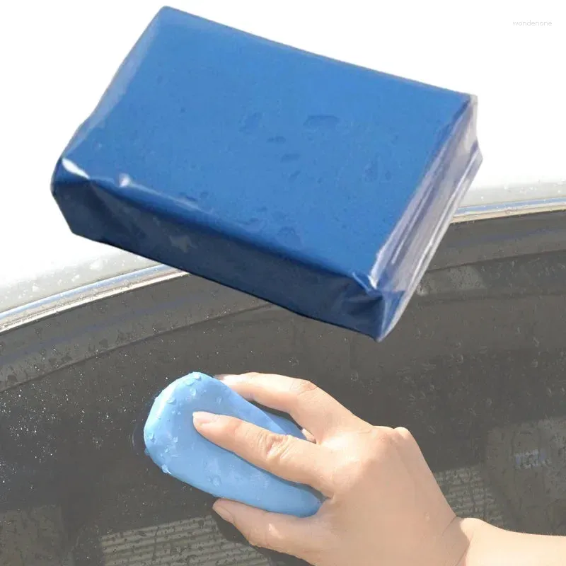 Car Wash Solutions Blue Clay Bar Mud For Body Glass Sludge Remove Automobile Strong Decontamination Cleaner Auto Cleaning Accessories