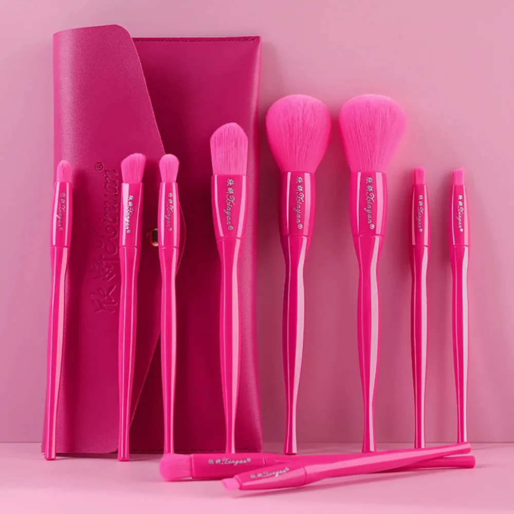 Makeup Tools 10 PCS Candy Color Brushes Set With Bag For Face Make Up Women Beauty Foundation Blush Eyeshadow 231025