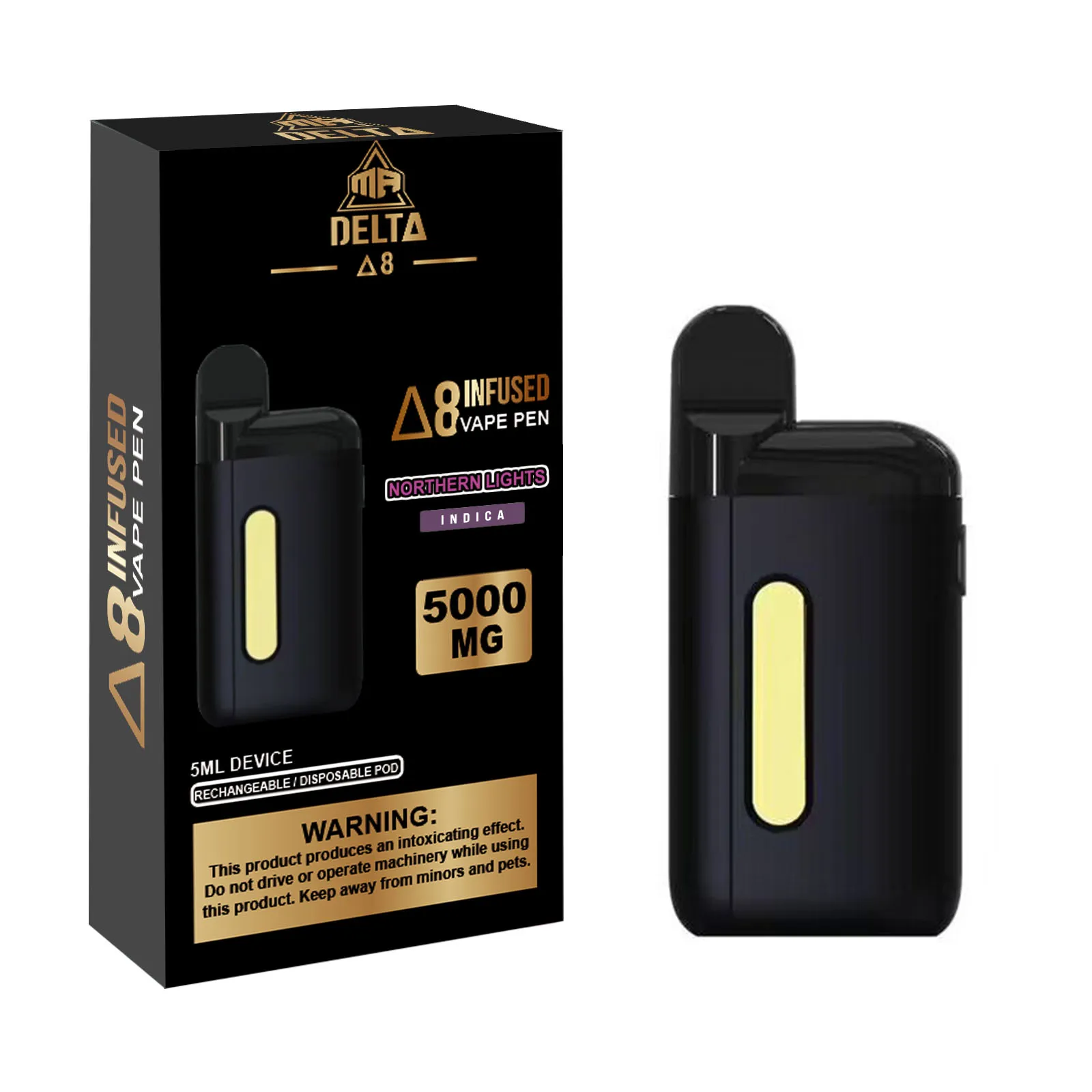 Mr delta D8 oil 5ml disposable vape pens with 5000mg D8 oil thick oil prefilled ship From Miami