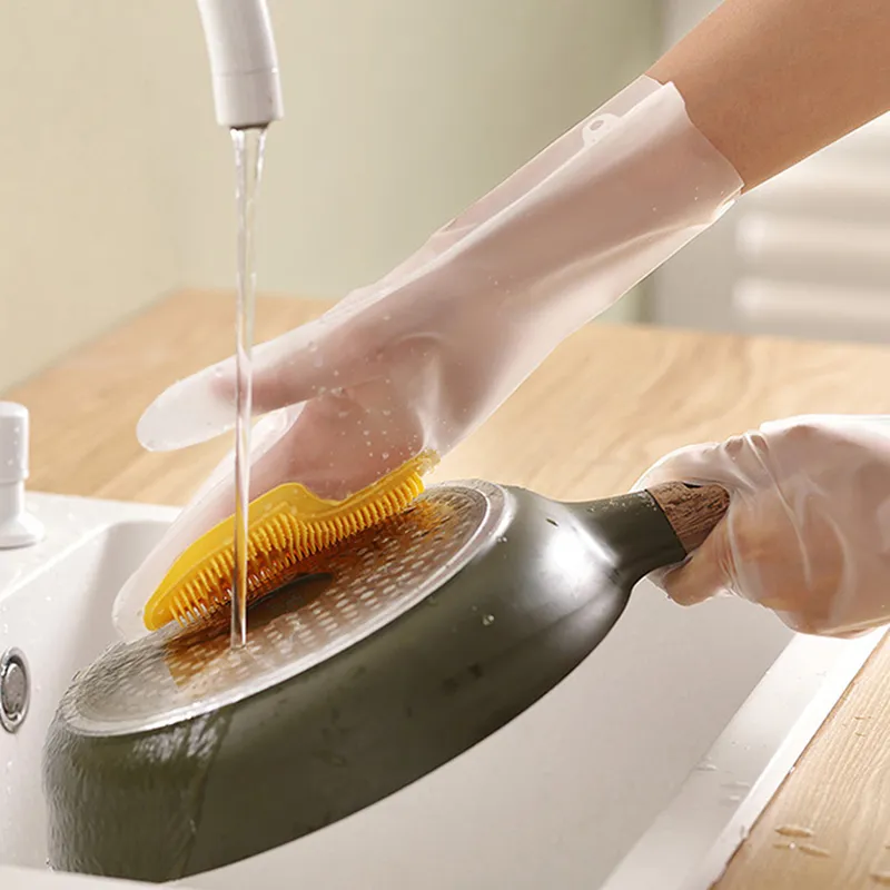 Kitchen Dish Washing Gloves Waterproof Household... From Makeup99, $1. ...