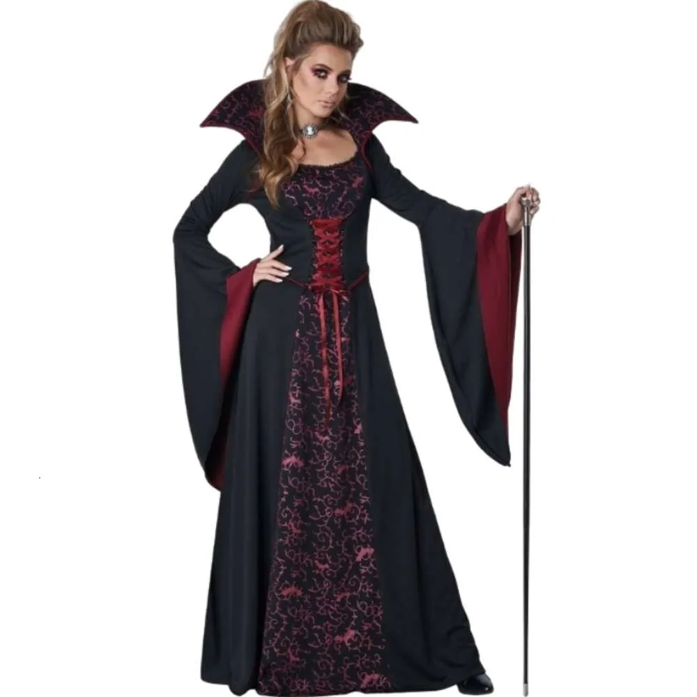 Cadılar Bayramı Kostümleri Cosplay Kostümleri Yeni Stiller Cadılar Bayramı Makyaj Top Vampir Kraliçe Oynama Kostüm Büyülü Kız