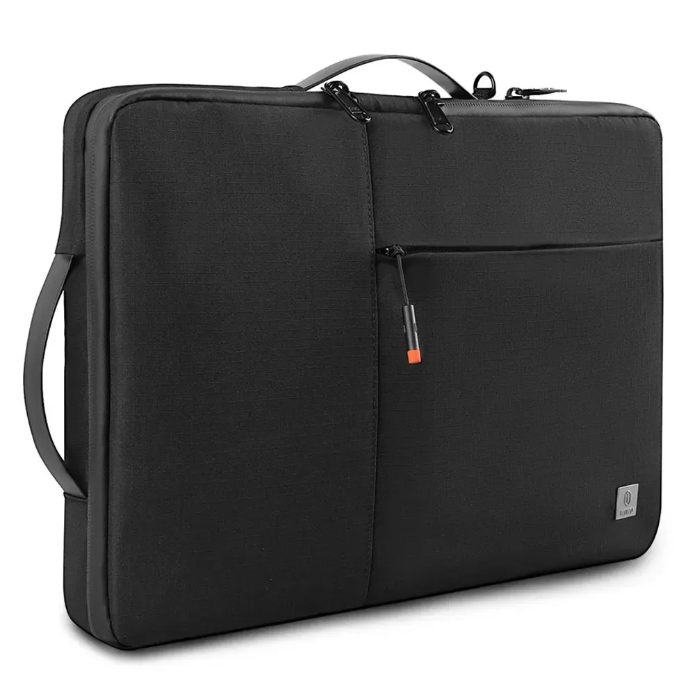 Laptop Bags Laptop Bag 15.6 Double Layer Handle Bag for Air 13 Case Waterproof Nylon Portable Laptop Sleeve for Pro 13 231025