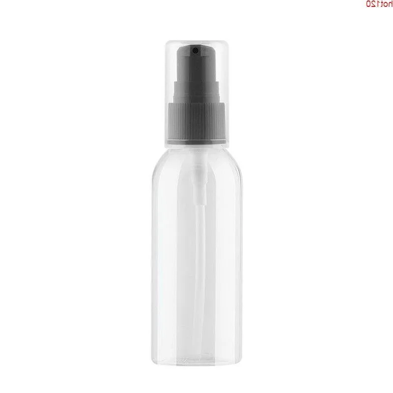 50 piezas, botellas de loción con bombas de pico transparentes de 80 ml, botellas exprimibles, botellas de perfume, botellas recargables, buena cantidad Iqjns