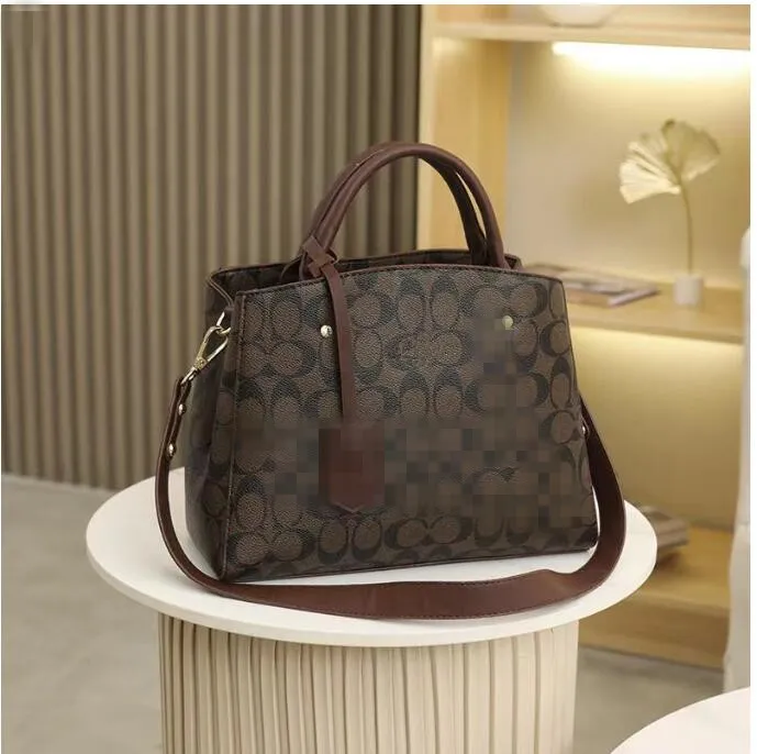 2023 bolsa de couro designer crossbody alça de ombro feminina impressão carteira designers sacos moda totes bolsas de compras 00y