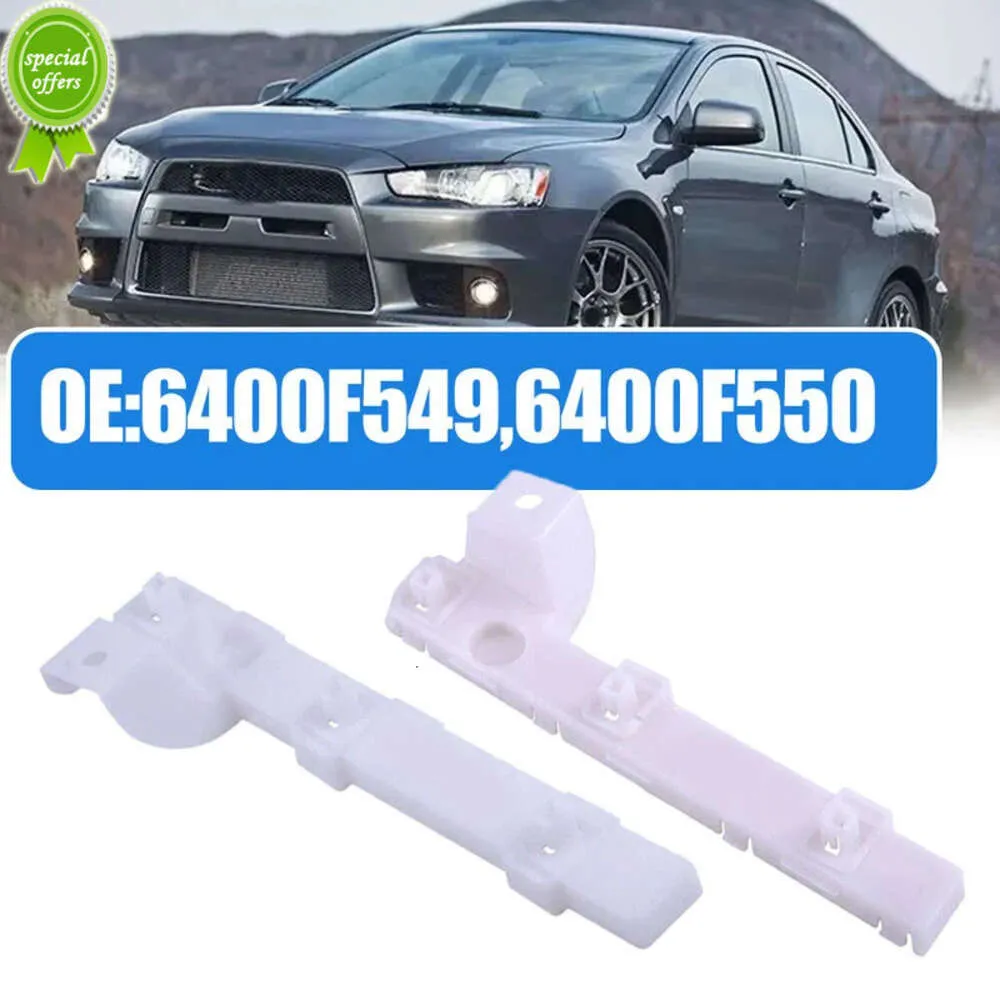 New Car Front Left Right Bumper Bracket Auto Bumper Grille Bracket White Car Accessories for Mitsubishi Lancer Except EVO 2008-2017