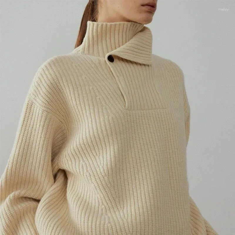 Damenpullover Pullover Lady Rollkragenpullover Pullover für den Großhandel