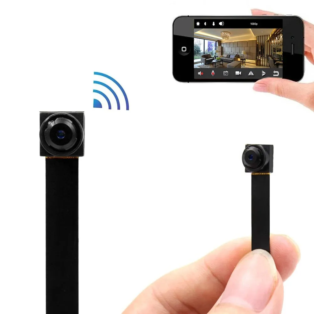 Mini cámara de seguridad, 1080P HD WiFi para el hogar interior y exterior  cámara para bebé/mascota/niñera, cámara IP visión remota para seguridad con