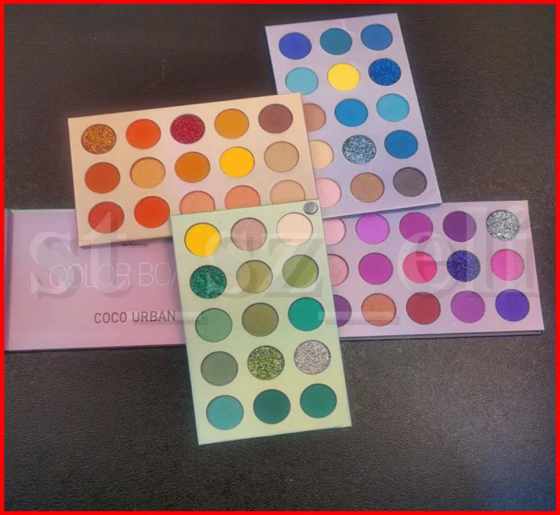 COCOURBAN Maquillaje de ojos Paleta de sombras de ojos 60 colores Sombra de ojos Tablero de colores Maquillaje Brillo Mate Brillo Desnudo Paletas de sombras de ojos Cos3065664