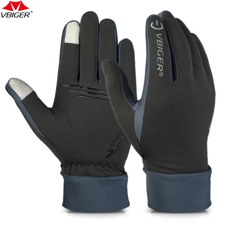 VBiger Outdoor Runking Turining Reseves Tounch Sn odporne na zużycie rękawiczek przeciwpoślizgowych Resektowe rękawiczki sportowe rękawiczki dla mężczyzn Women8681221