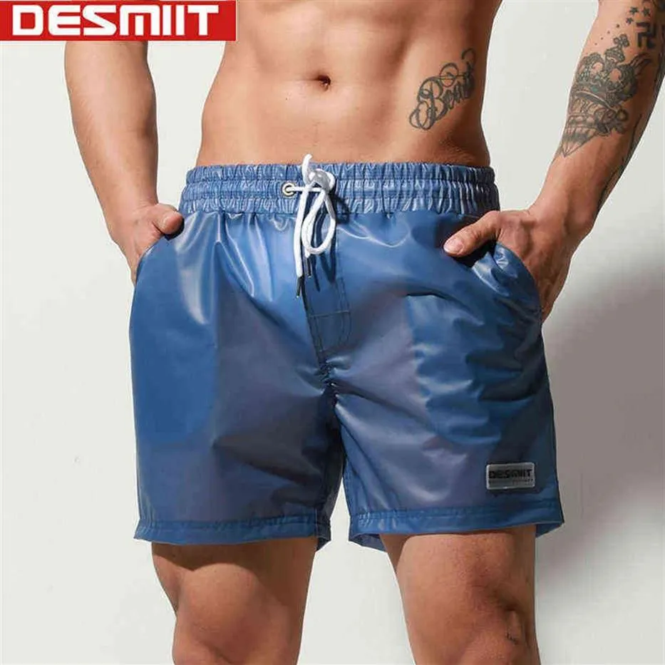 Herren Bademode Desmiit Transparent Herren Badeshorts Badeanzug für Mann Sexy Slips Tragen Strand Homosexuell J220913206d