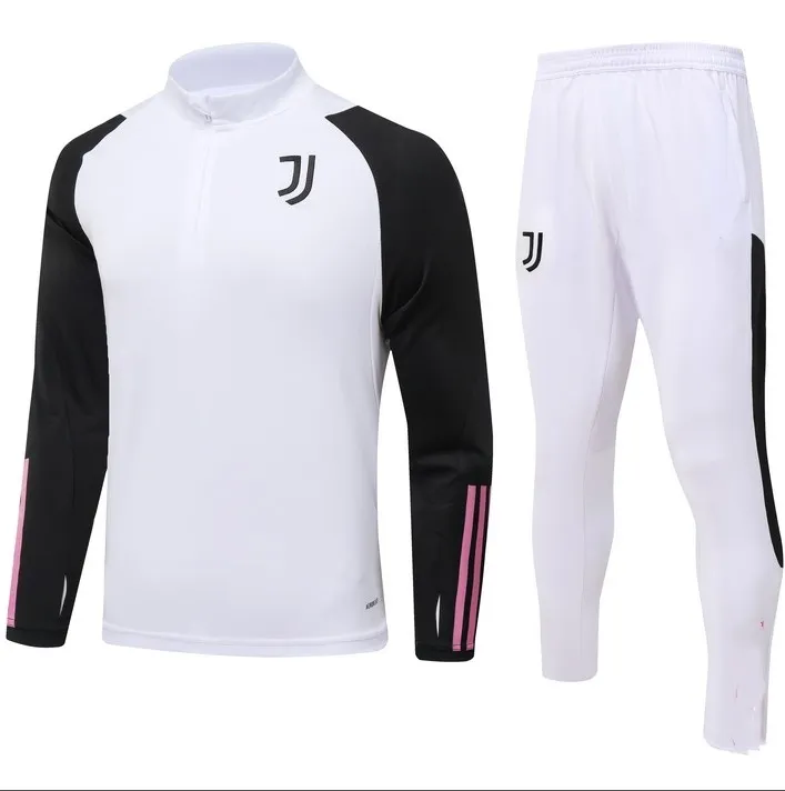 DHgate 2024 Juventus Mens Kids Tracksuit Football Jersey Set Jogging Kit Chandal Futbol Sportswear Sports Outdoors