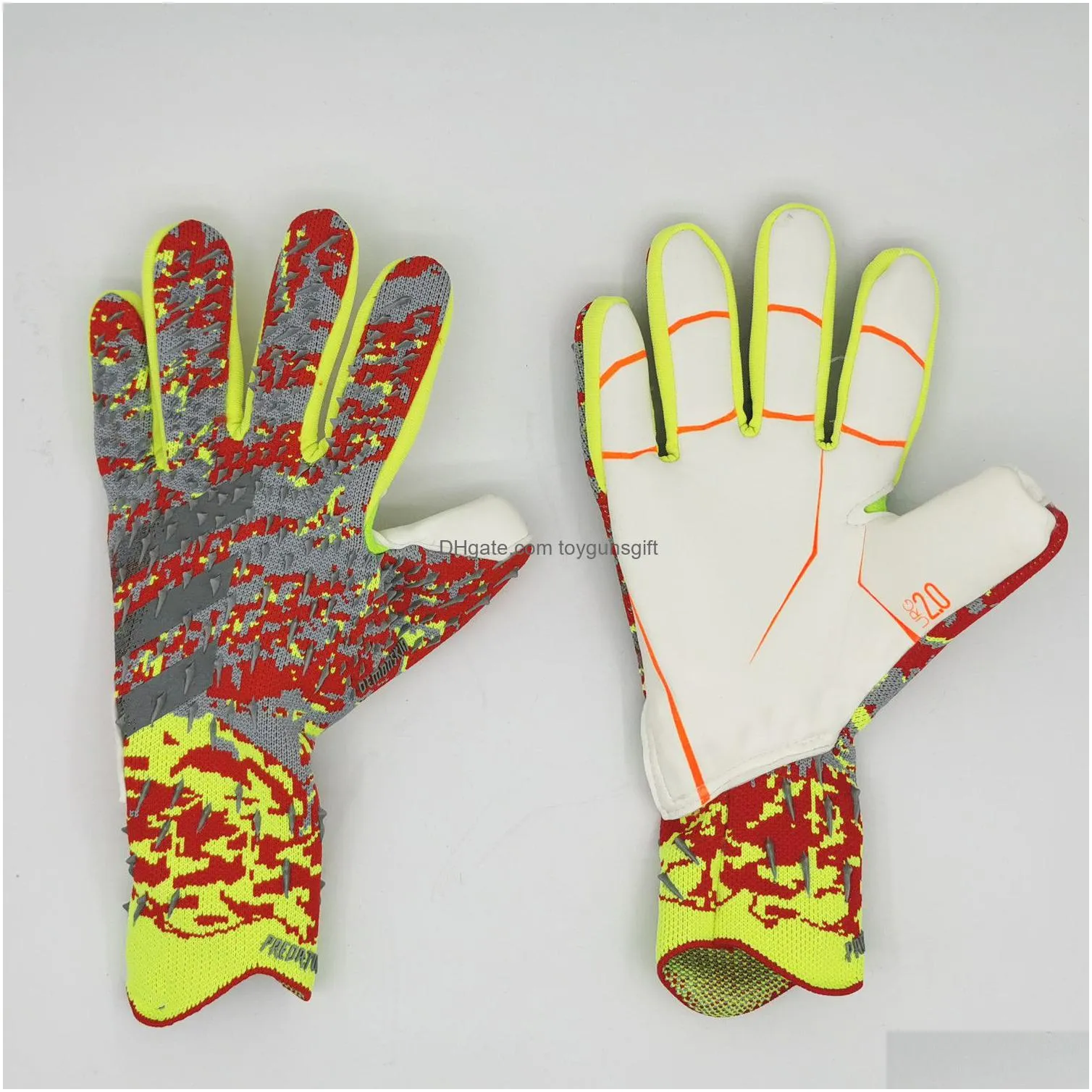 Gants de sport Gants de gardien de but Professionnel Hommes Football Adt Enfants Épaissi Drop Livraison Sports En Plein Air Athlétique En Plein Air Accs Dhdhu 485