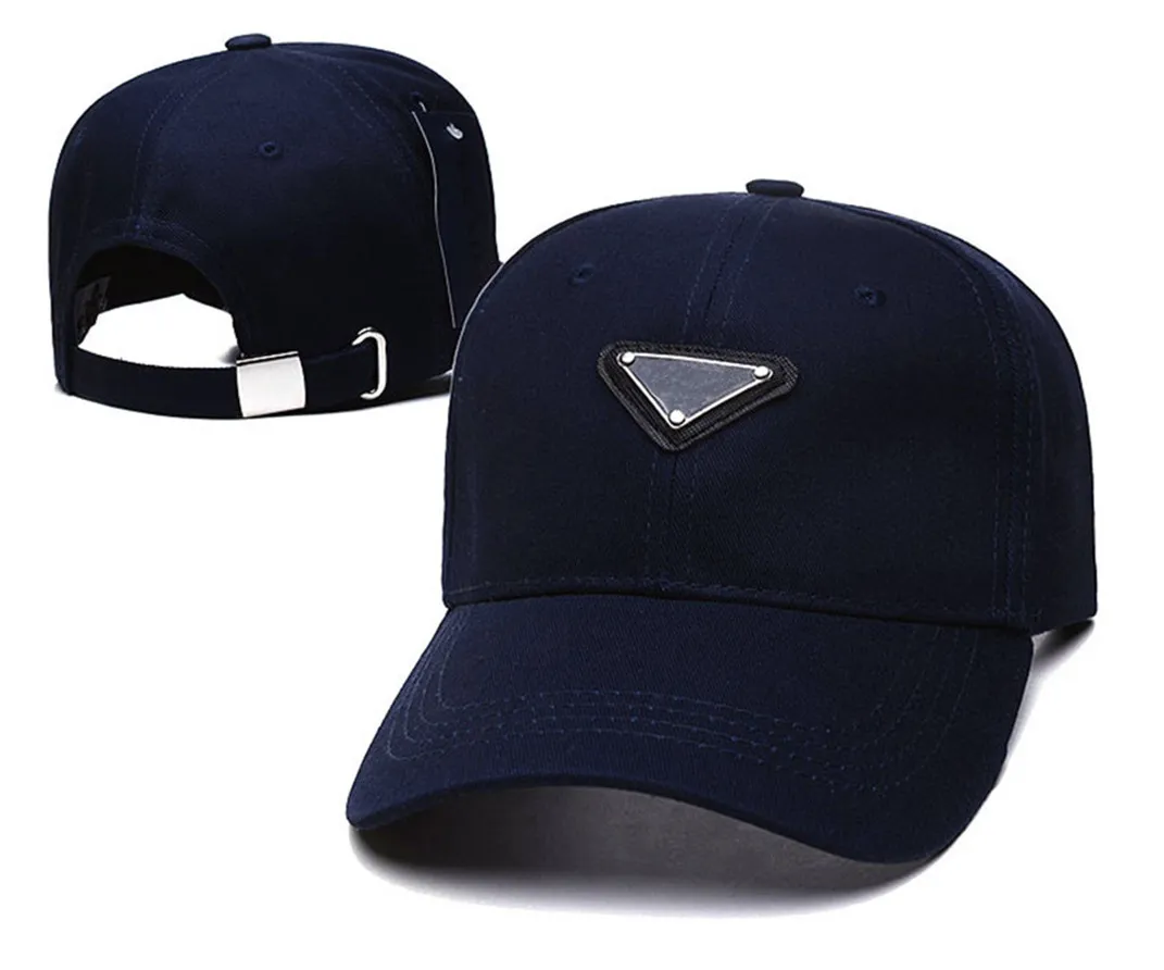 Homens Mulheres Boné de Beisebol Esportes Novo Designer Casquette Mulheres Verão Ao Ar Livre Bucket Caps Chapéus Triângulo Prad Letras Chapéu de Alta Qualidade Atacado P-9