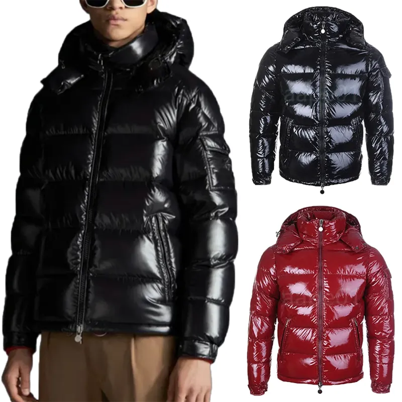 Design Mens Down Parka Winter Jacket Womens Down Coat Outdoor Fashion Märke Huva ner varm jacka S-3XL