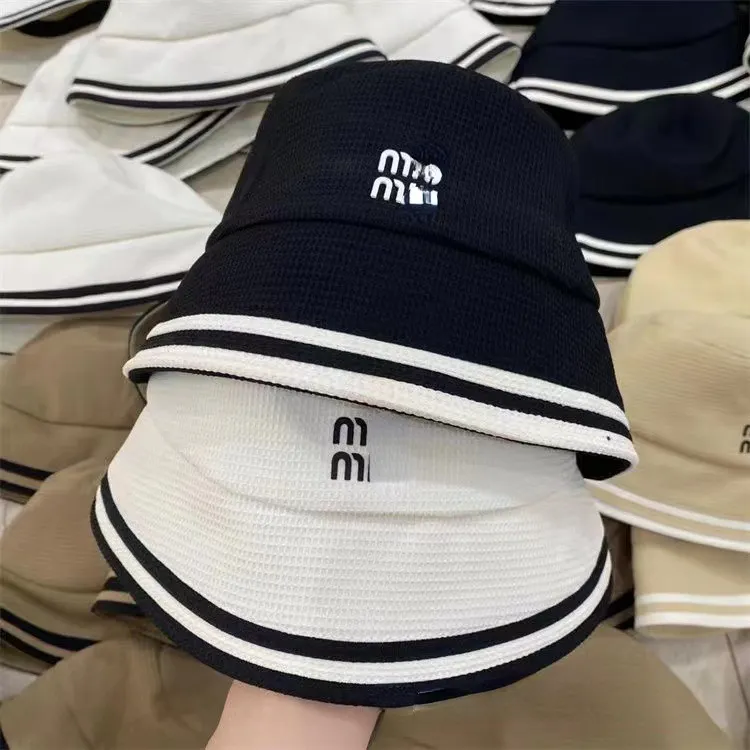 Save Big on Bulk Wide Brim Bucket Hat Womens Mm Letter Brand Bucket Hats  Versatile Sunshade Wide Brim Hats Fashionable And Personalized Female  Best