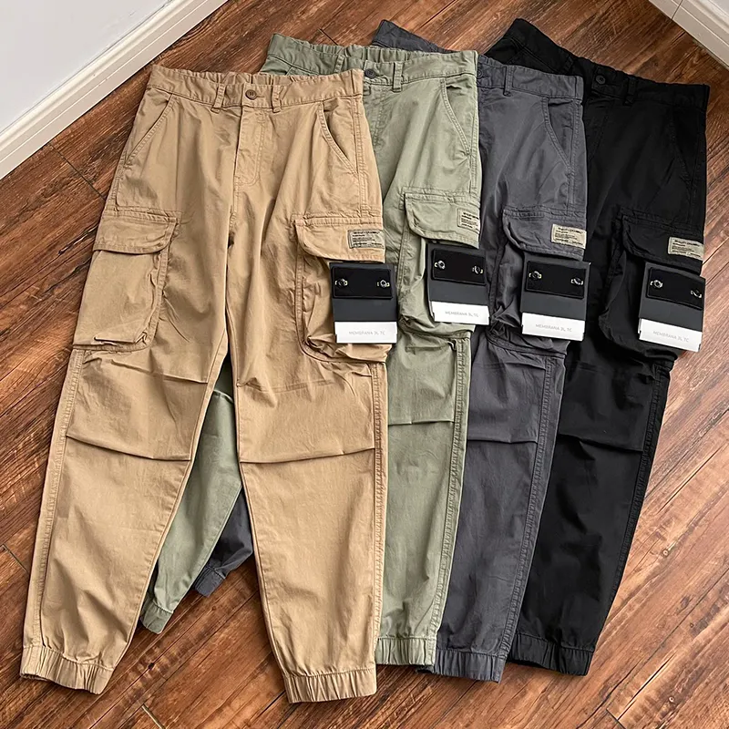 4 colori abiti firmati pantaloni di pietra di alta qualità pantaloni da uomo pantaloni da donna pantaloni cargo causali capispalla invernale pantaloni oversize pantaloni da donna con distintivo asiatico M-2XL