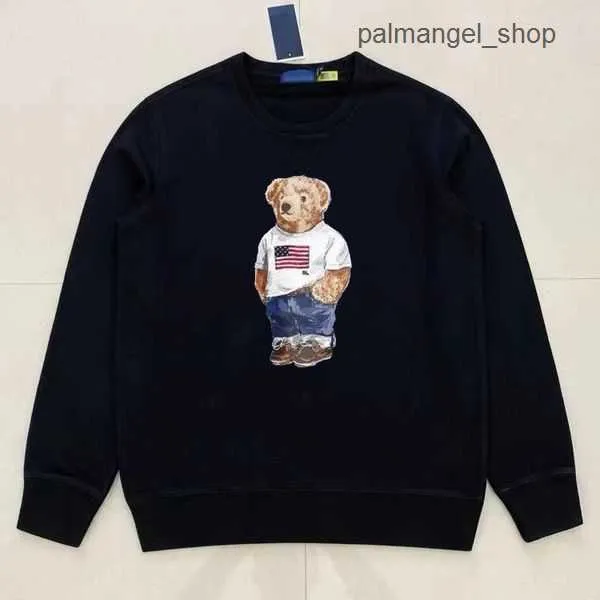 Polo Hoodie Rl Designer Men Knits Sweater Ralphs Polos Bear Laurens Pullover Crewneck Long Sleeve Casual Bear Blue 92mc