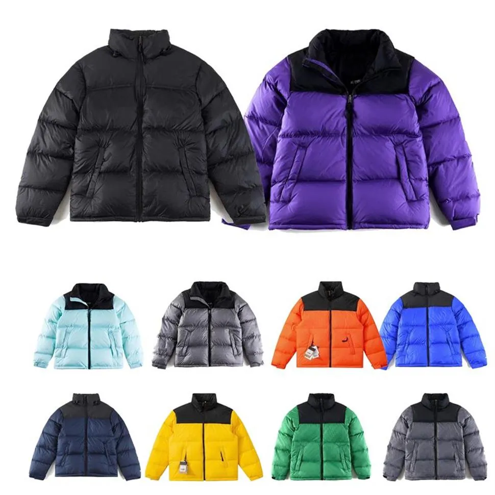 Heren donsjassen puffer jas winter body warmer parka ontwerper dames brief afdrukken parka's paren kleding dikke gezicht warm ja291b