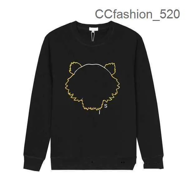 Felpe con cappuccio da uomo Kenzo Felpe con cappuccio da donna Kenzos Testa di tigre Designer avanzato Moda uomo Ricamo Girocollo Pullover Autunno Felpa con cappuccio Kenzo FBHH