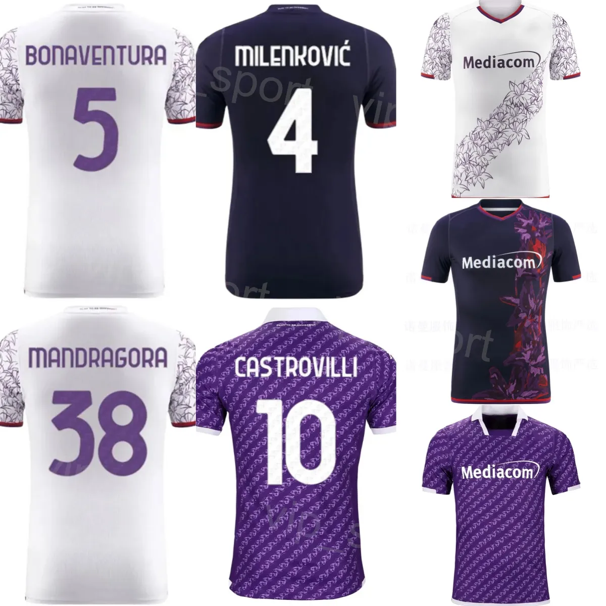 Save Big on Bulk Club Soccer Jersey Club Soccer Jersey: Gonzalez 10,  Terracciano 1, Duncan 32, Nzola 18, Mandragora 5, Bonaventura FoLuoLunSa 