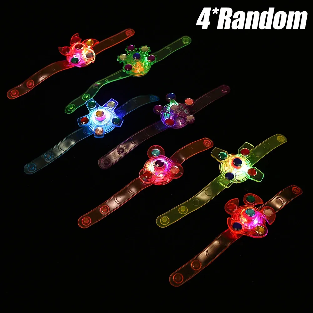 SCIONE Pack de 5 Fidget Spinners Lumineux LED - Jouet Sensoriel SCIONE Pack de 5 Fidget Spinners Lumineux LED - Jouet Sensoriel