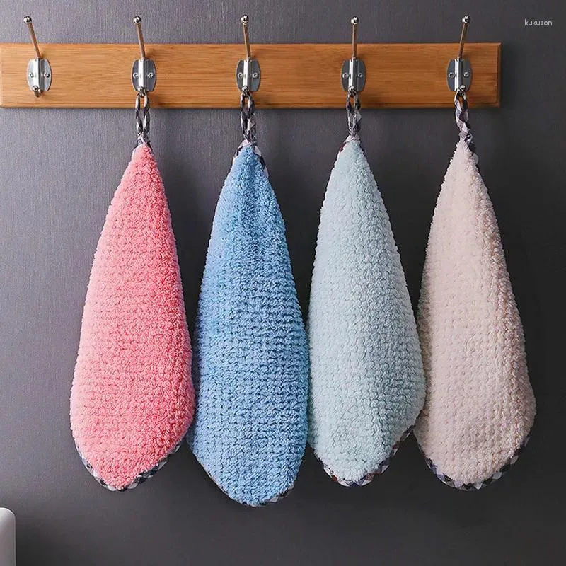 Chiffons absorbants pour serviettes, ne perdent pas de cheveux, chiffons pour la vaisselle, fournitures de cuisine domestiques sans huile, serviettes de nettoyage