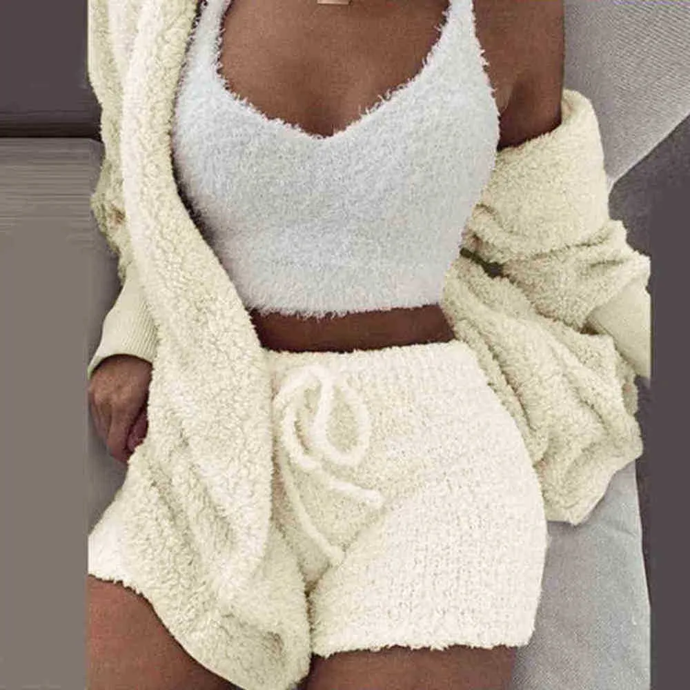 Plush pajama set sale