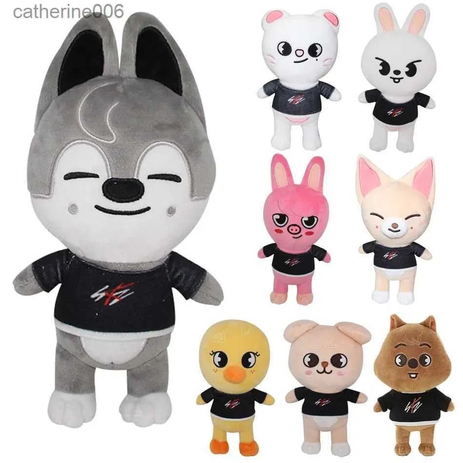 Gefüllte Plüschtiere Skzoo Plüschtiere 20 cm streunende Kinder Plüschwolf Cartoon Stofftier Plüschtiere Puppe Kawaii Begleiter für Kinder Erwachsene Fans GeschenkL231027