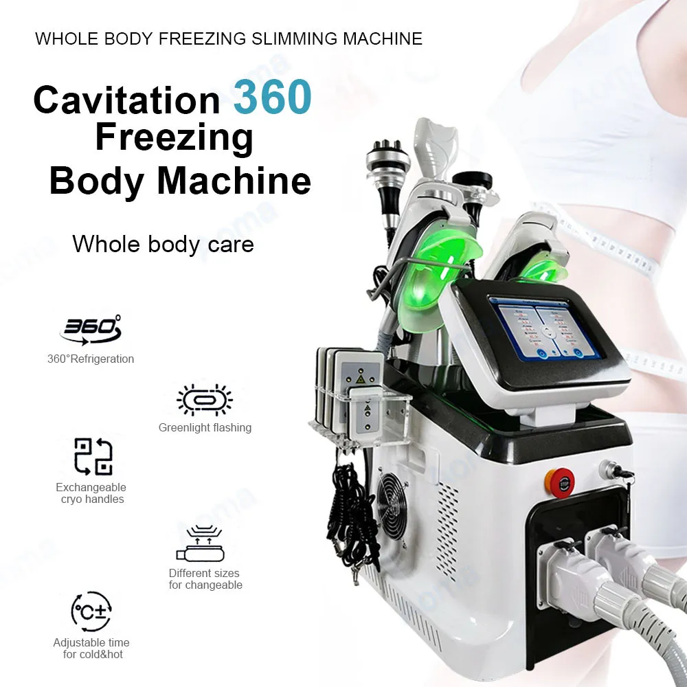 【大幅値下げ】脂肪冷却マシン　Cryolipolysis 5 クライオハンドルクールスカルプティングマシン販売用 360