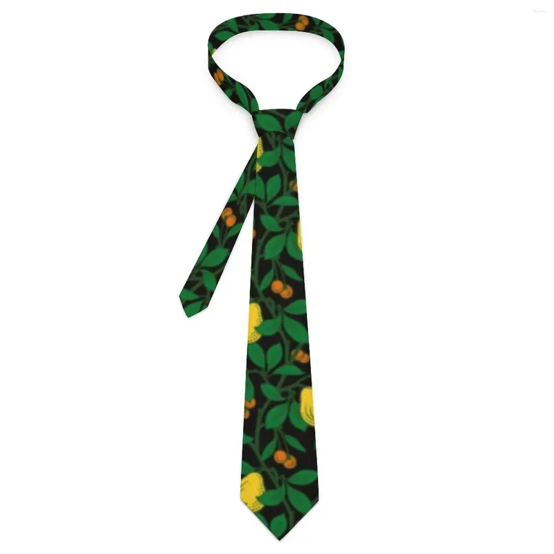 Bow Ties Natural Fruit Tree Tie Vintage Greenery Graphic Neck Retro Trendy Collar For Men Women Daily Wear Slits Accessories