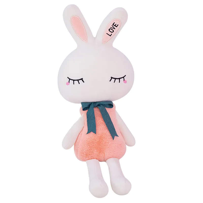 Christmas Decorations New Stuffed Plush Animal Toys Shy Bunny Animated Dolls Boys Girls Brithday Gifts 3 Styles 50cm AA88