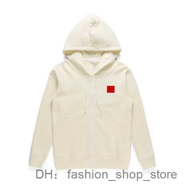 CDG MENS HÄRDER HOUDIES Sweatshirts Spela dragkedja Hooded Sweatshirt Red Heart Hoodie Standard och fleece des Jumpers Women Garcons Långärmad sportkläder 1 B591