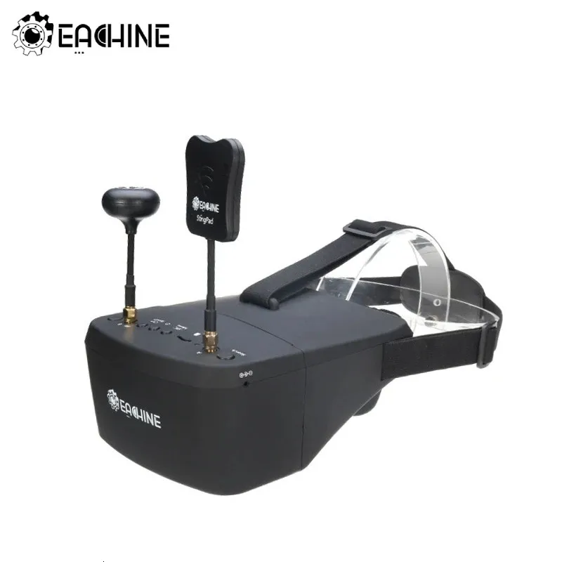 Diecast Model Everyine EV800D 5.8g 40ch 5 tum 800 480 Video Headset HD DVR Diversity FPV Goggles med batteri för RC 231027