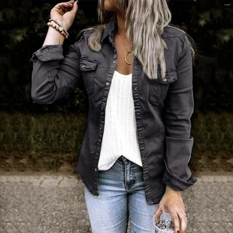 Veste jean noir longue femme new arrivals